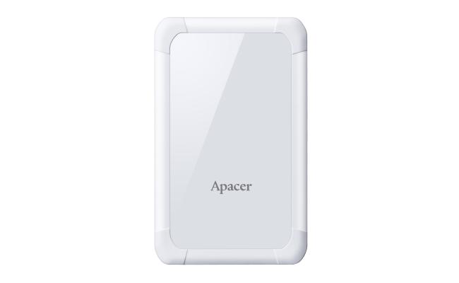 Apacer AC532 USB 3.2 Gen 1 Shockproof Portable Hard Drive 1TB White