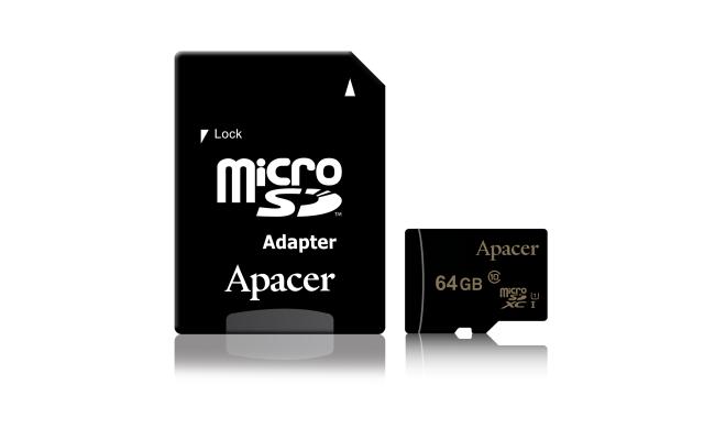 Apacer microSDXC/SDHC UHS-I U1 Class 10 64GB