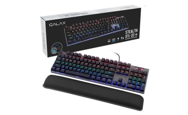 GALAX STEALTH-03 RGB Blue switch Mechanical Gaming Keyboard