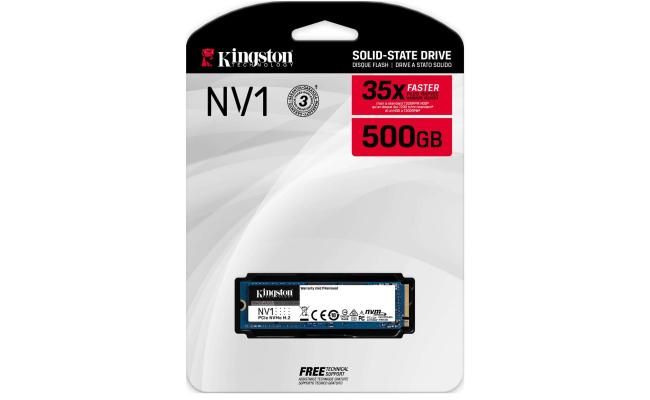 Kingston NV1 500GB M.2 PCIe NVMe SSD