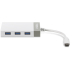 TRENDnet TUC-ETGH3 USB-C to Gigabit Adapter + USB Hub