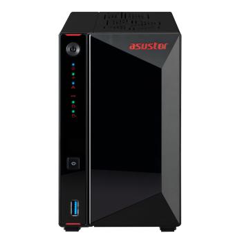 asustor 2 bay NAS Tower Intel N5105 4GB DDR4 ( upgrade to 16GB ) 2 port LAN 2.5G