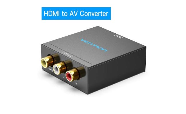 Vention HDMI to RCA Converter Black Metal Type