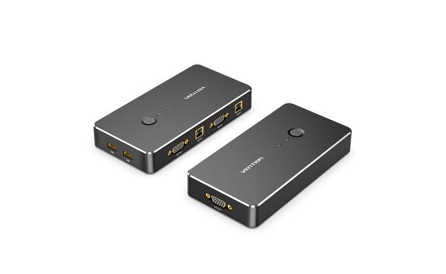 Vention 2 in 1 Out VGA KVM Switch