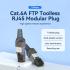 Vention Cat.6A FTP Toolless RJ45 Modular Plug Gray PC Boots Type