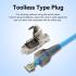 Vention Cat.6A FTP Toolless RJ45 Modular Plug Gray PC Boots Type