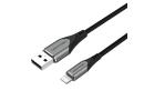 Vention MFi USB 2.0 A to Lightning Cable 1.5M Data & Fast Charging Gray Aluminum