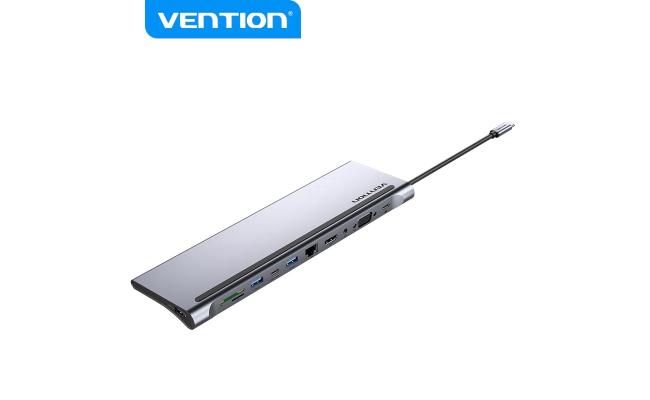 Vention Multi-Function 11-in-1 Type-C DC