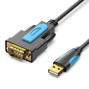 Vention USB to RS232 Serial Adapter Black 1.5M