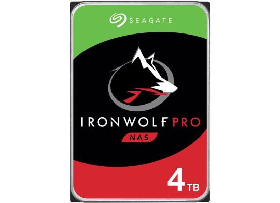 Seagate IronWolf Pro 4TB NAS Hard Drive 7200 RPM 128MB Cache SATA 6.0Gb/s 3.5" Internal HDD