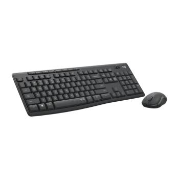 Logitech MK295 Wireless Mouse & Keyboard w/ SilentTouch Technology - Graphite