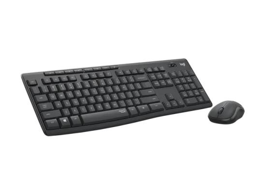 Logitech MK295 Wireless Mouse & Keyboard w/ SilentTouch Technology - Graphite