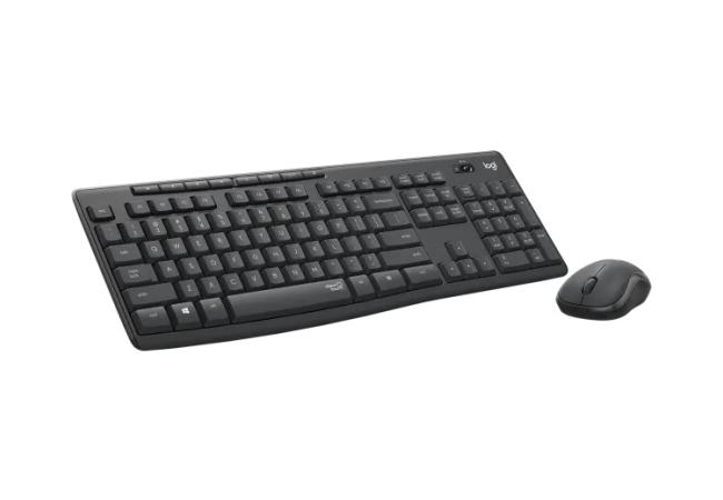 Logitech MK295 Wireless Mouse & Keyboard w/ SilentTouch Technology - Graphite