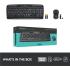 Logitech MK330 Wireless Keyboard & Mouse Combo with USB-Receiver Long Battery Life PC/Laptop Arabic / English - Black