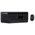 Logitech MK345 Wireless Combo Full-Sized Keyboard with Palm Rest and Comfortable Right-Handed Mouse 2.4 GHz Wireless USB Receiver Arabic / English - Black