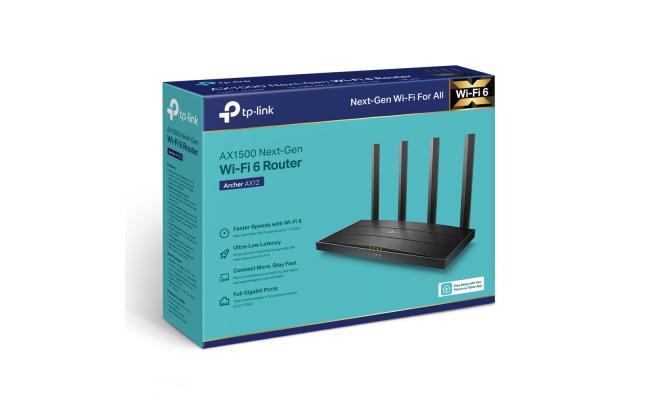 TP-Link Archer AX12 AX1500 Next-Gen Wi-Fi 6 Router