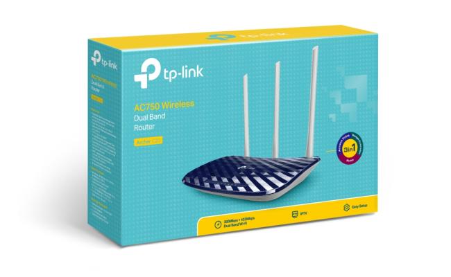 TP-Link Archer C20 AC750 Wireless Dual Band (3in1) - Router & Range Extender & Access Point