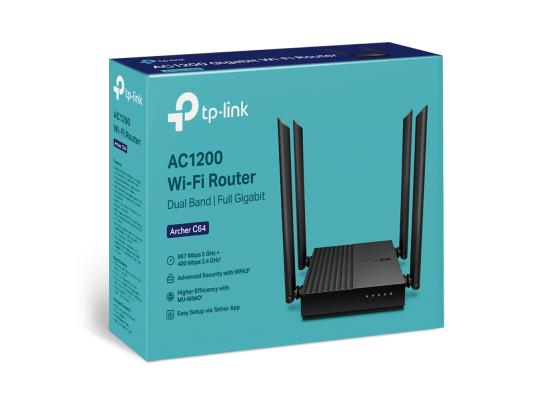 TP-Link Archer C64 AC1200 Wireless MU-MIMO WiFi Router