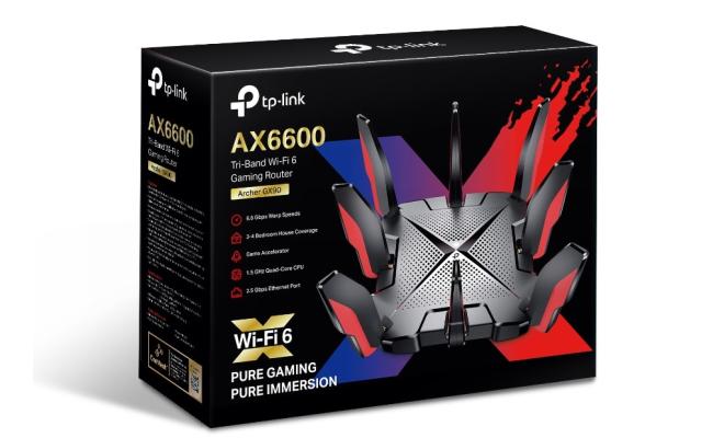 TP-Link Archer GX90 AX6600 Tri-Band Wi-Fi 6 Gaming Router