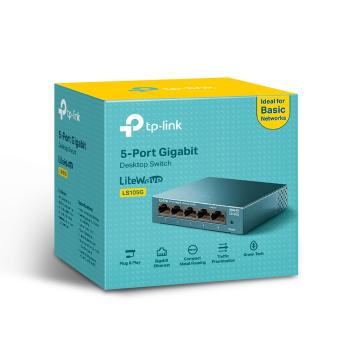 TP-Link LiteWave 5-Port Gigabit 10/100/1000Mbps Desktop Network Switch