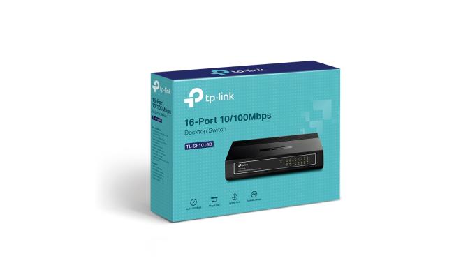 TP-Link TL-SF1016D 16-Port 10/100Mbps Desktop Switch