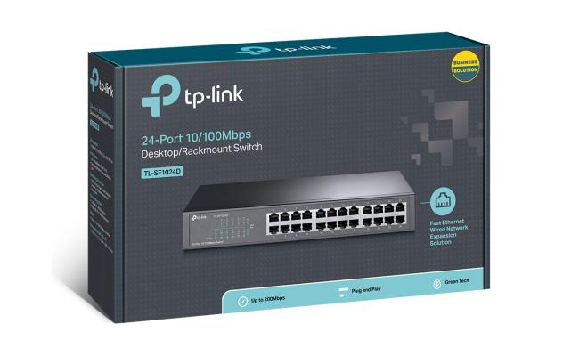 TP-Link TL-SF1024D 24-port 10/100Mbps Desktop/Rackmount Switch