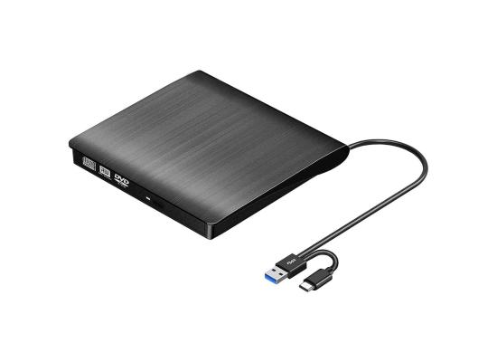 HAING Portable External DVD Drive USB 3.0 Type-C