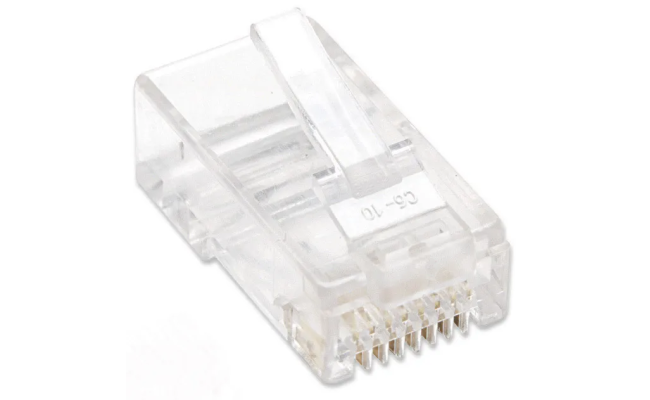INTELLINET RJ-45 Cat5 3-Prong Gold Plated