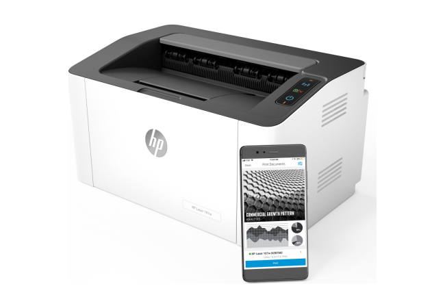 HP LaserJet 107w Laser Printer - Wireless 