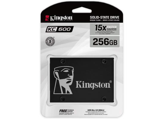 Kingston KC600 2.5 Inch SATA3 Solid State Drive Laptop  (3D TLC) / SSD 256GB