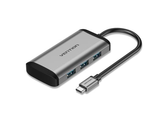 Vention Type-C to 4*USB3.0/PD Converter 0.15M