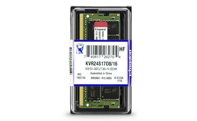 kingston RAM 16GB DDR4 for Laptop