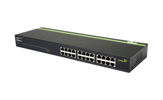 Trendnet 24-port 10/100Mbps Green Rackmount Switch