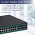 TRENDnet 24Port Gigabit 10/100/1000Mbps PoE+ Switch