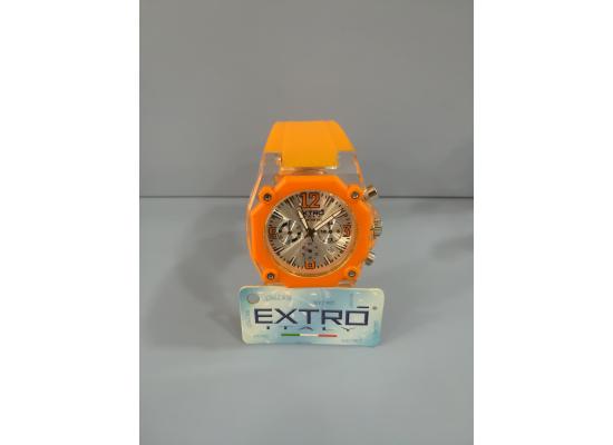 EXTRO Wrist Watch PLASTIC CASE ORANGE