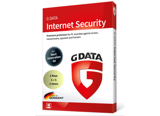 GData Internet Security 2 Keys 2 Users