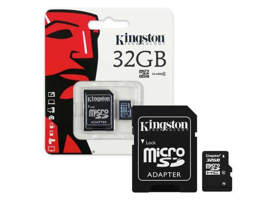 Kingston microSD 32GB + SD Adapter