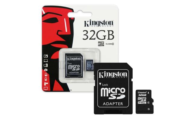 Kingston microSD 32GB + SD Adapter