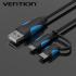Vention USB A to Micro B with C Adp VAS-A60- W100 Cable