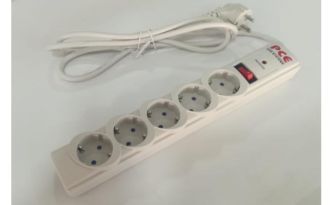 PCE Power Strip 5 Outlet
