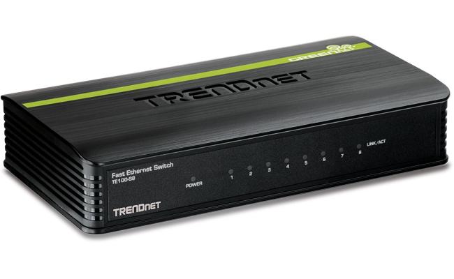 Trendnet 8-port 10/100Mbps N-Way Mini Green Switch (Plastic Case)