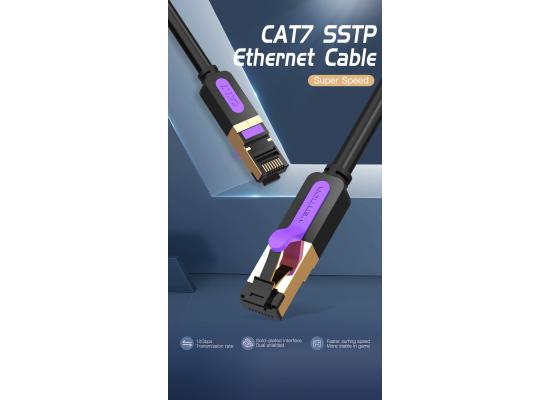 Vention CAT7 SSTP Patch Cord 1M Black